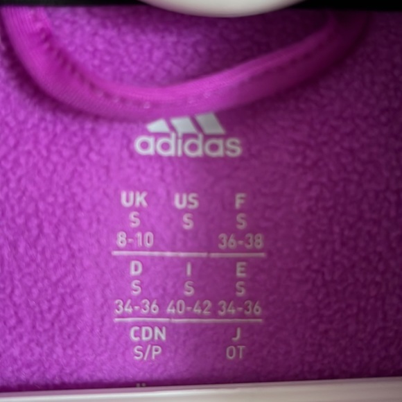 Purple adidas hoodie - Picture 2 of 2